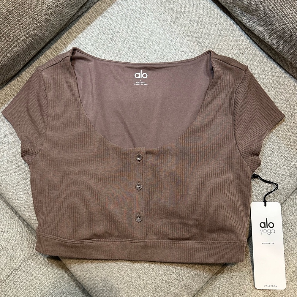 Alo Yoga Blissful Henley Bra Too